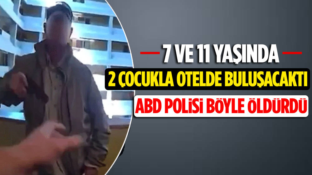 ABD'de 2 kız çocuğuyla buluşmaya çalıştığı iddia edilen şüphelinin öldürüldüğü anlar sosyal medyada gündem oldu