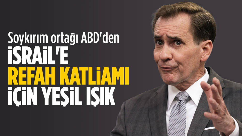 ABD’den İsrail’e “Refah” konusunda yeşil ışık!