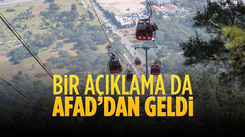 AFAD'dan Antalya'daki teleferik kazasıyla ilgili açıklama