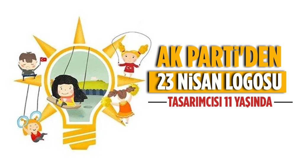 AK Parti'den 23 Nisan logosu