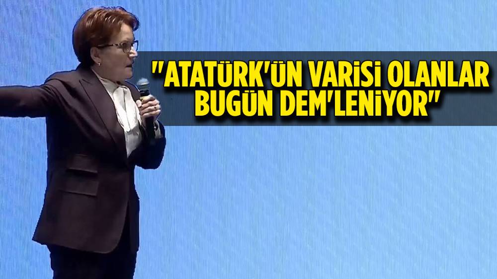 Akşener'den CHP'ye DEM Parti çıkışı 