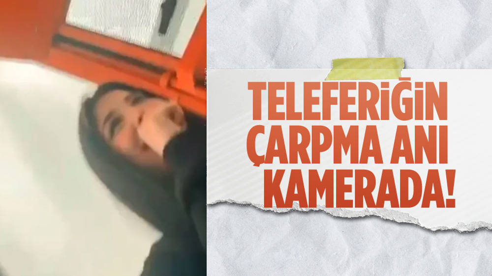 Antalya'daki teleferik faciasının kaza anları ortaya çıktı!