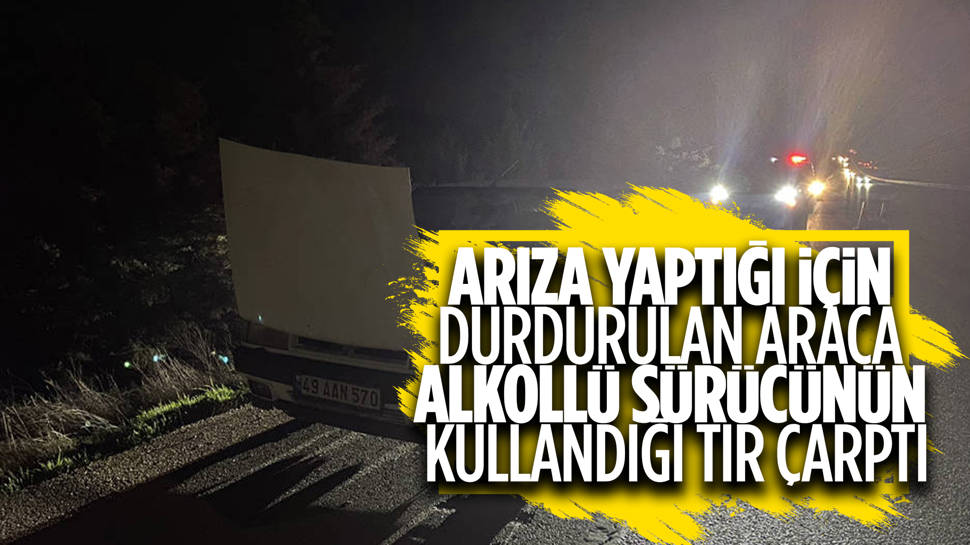 Aracı arızalandı diye durdu, kaza yaptı! 1 ölü