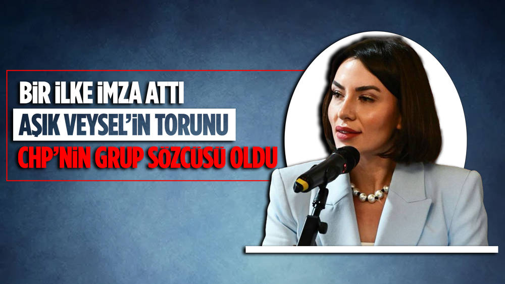 Aşık Veysel’in torunu Gül Eda Hür, Ankara Büyükşehir Belediyesi’nde CHP Grup Sözcüsü oldu.