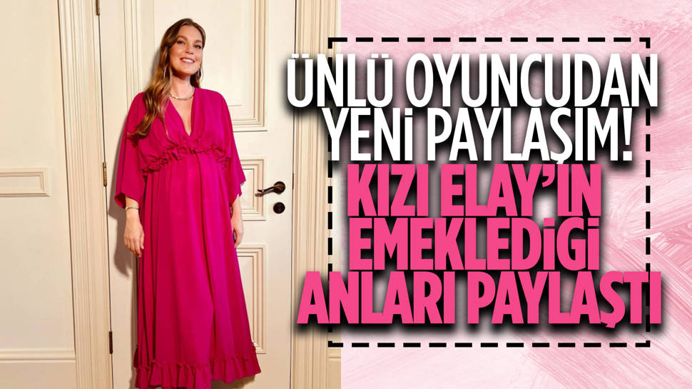 Aslı Enver, paylaşımlarına yenisini ekledi! Kızının emeklediği anlar