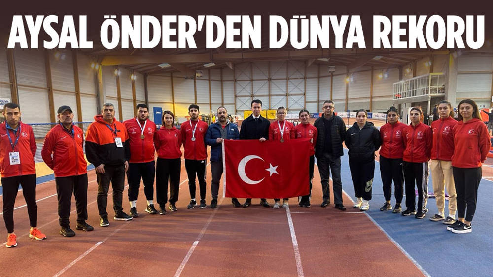 Aysel Önder, dünya rekoru kırdı