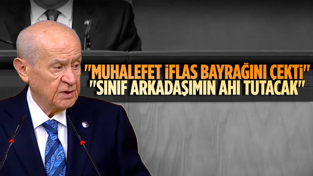 Bahçeli, ''CHP'nin demlenmesi çayın demlenmesi gibi değildir'' 