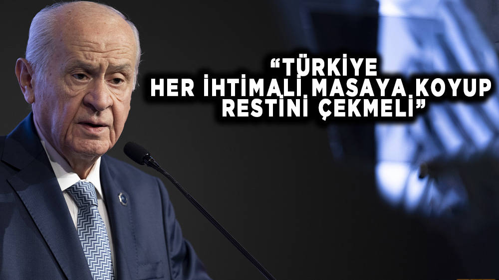 Bahçeli'den Gazze açıklaması: ''Türkiye restini çekmeli''