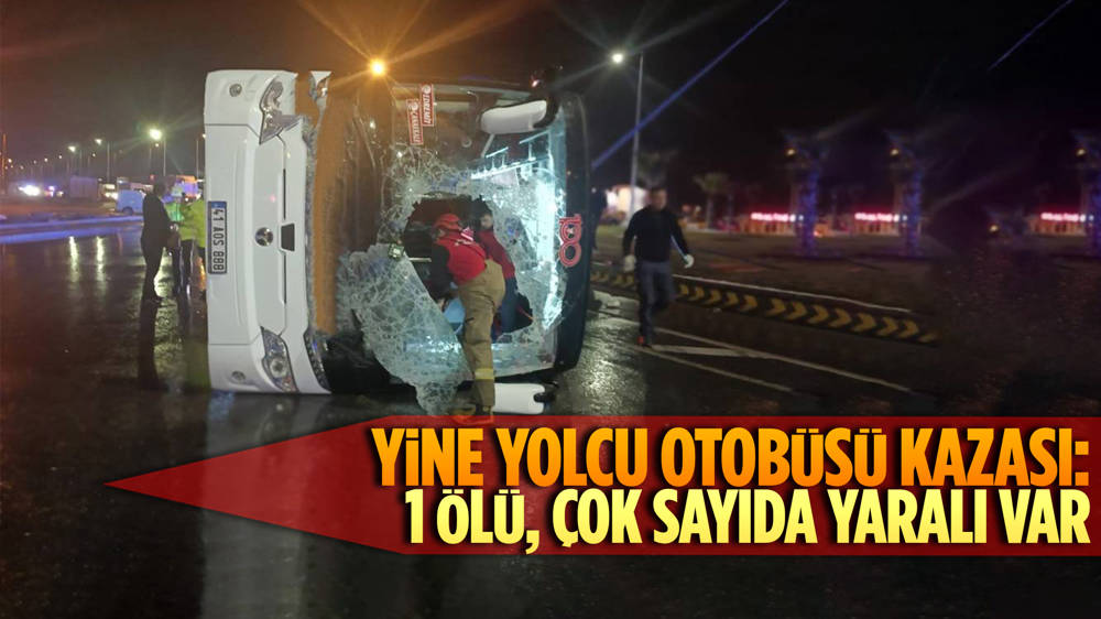 Balıkesir'de korkunç kaza: Yolcu otobüsü devrildi!