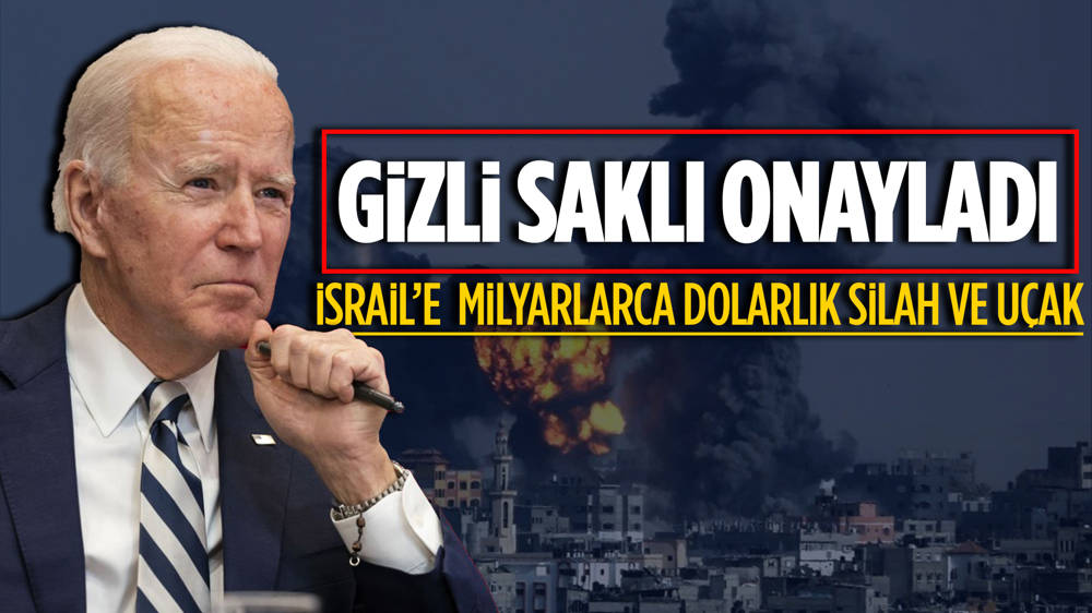 Biden, İsrail'e milyarlarca dolarlık yeni savaş uçağı ve bomba sevkiyatını imzaladı