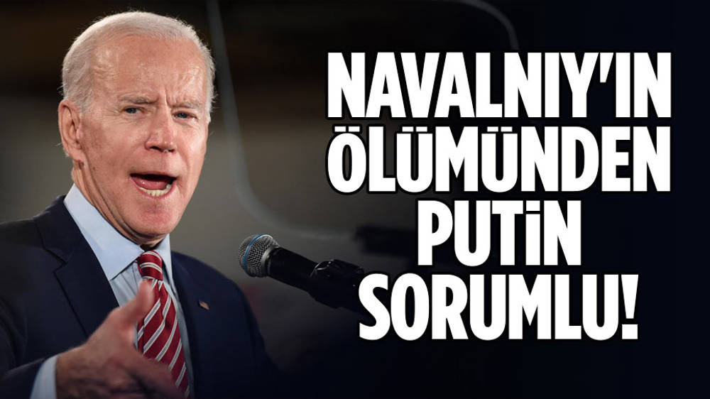 Biden: Navalnıy'ın ölümünden Putin sorumlu