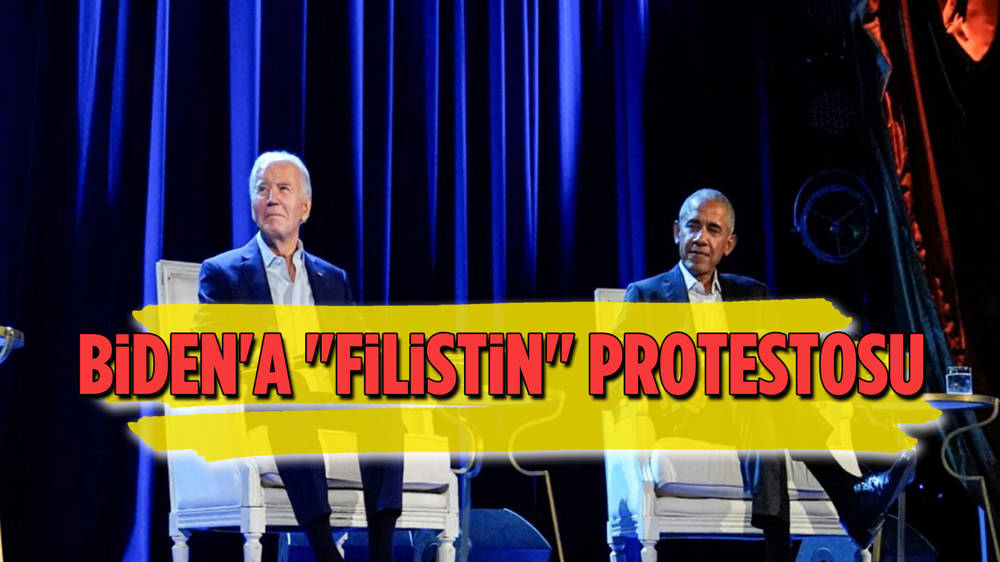 Biden protesto edildi: Filistin'de soykırım yapıyorsun