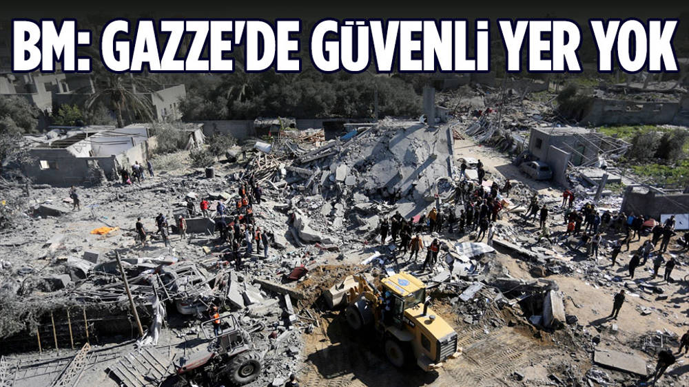 BM: %70’i yıkılan Gazze’de güvenilir yer yok!