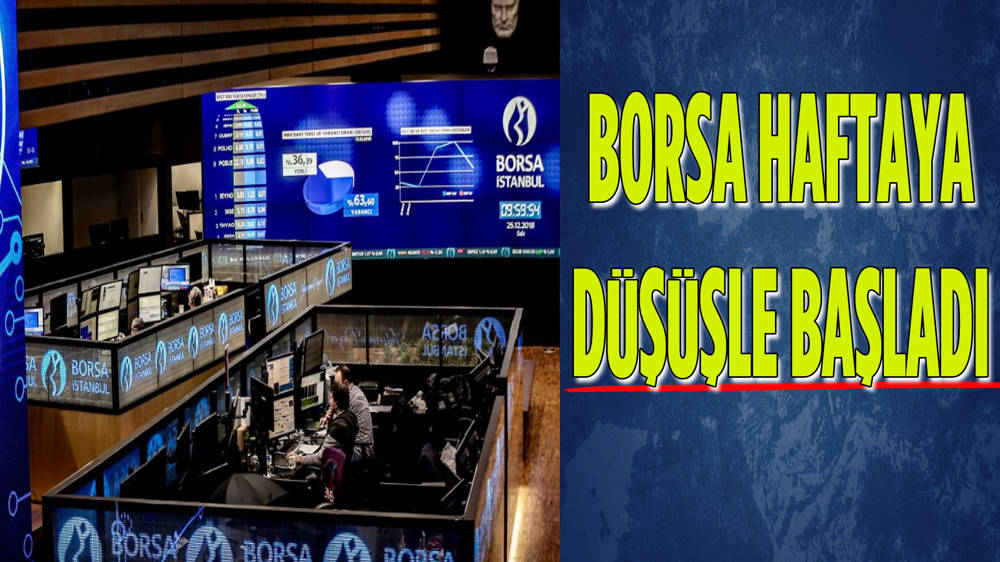 Borsa günü düşüşle tamamladı