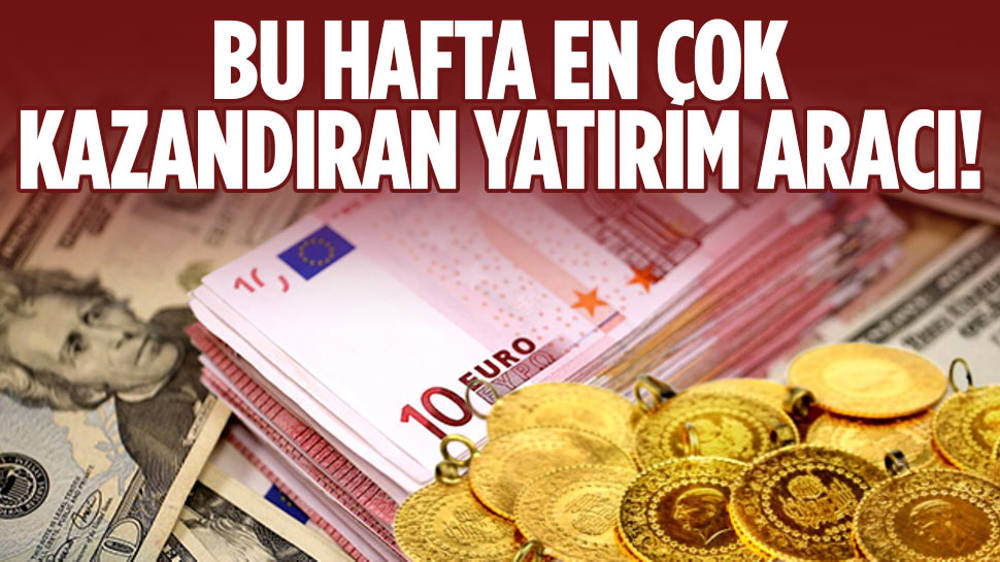 Bu hafta hangi yatırım aracı kazandırdı?