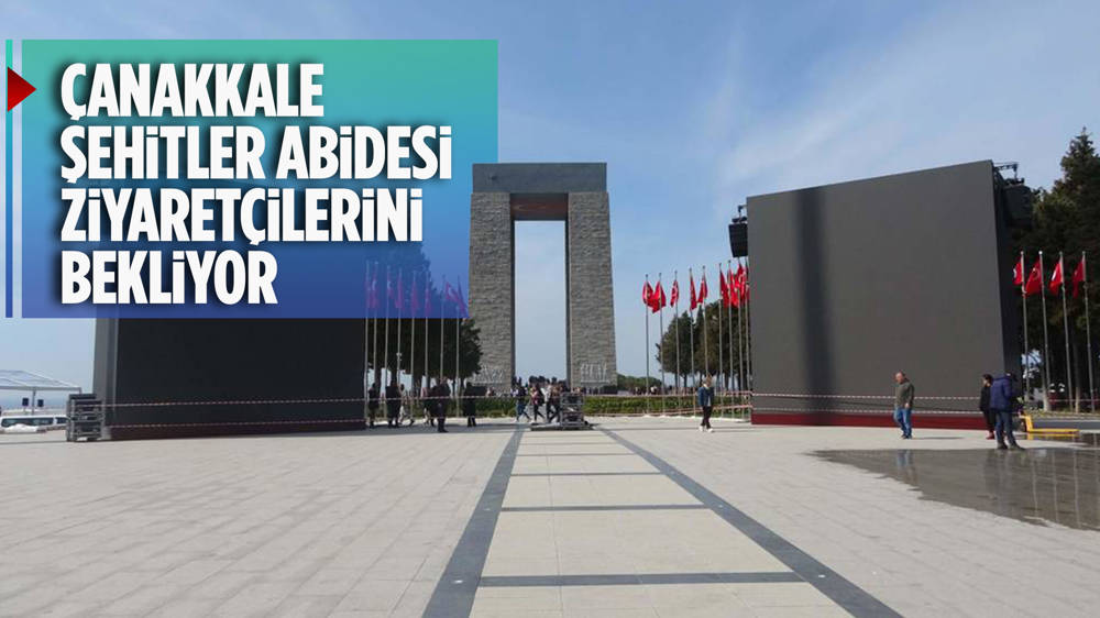 Çanakkale Şehitler Abidesi, 18 Mart törenlerine hazır