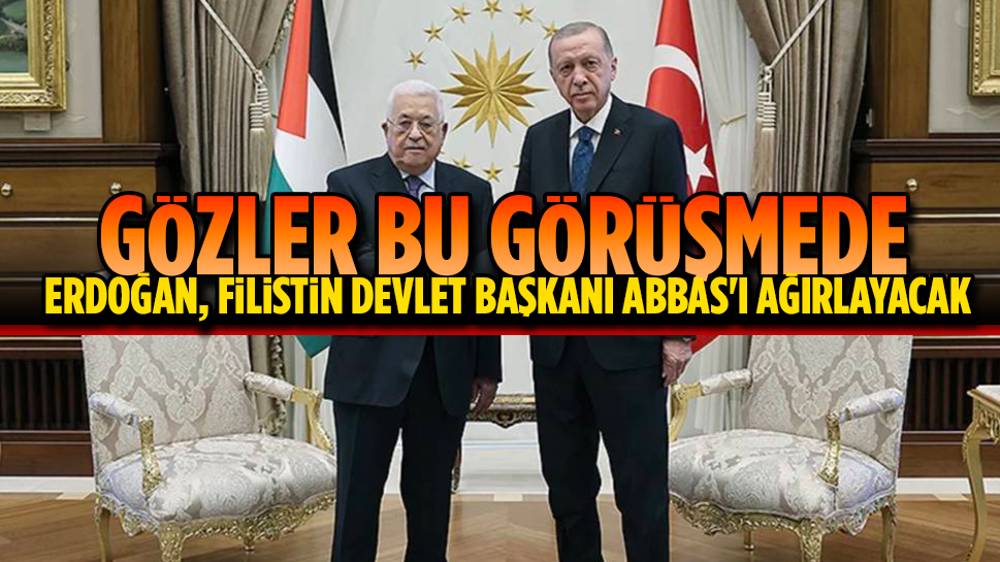 Cumhurbaşkanı Erdoğan, Filistin Devlet Başkanı Abbas'ı ağırlayacak