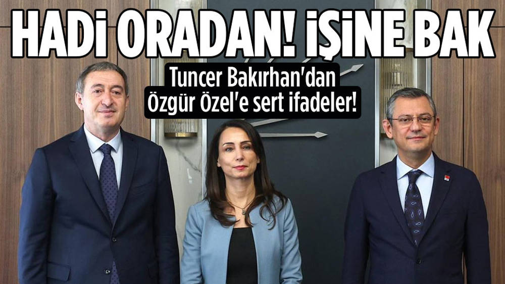 DEM’den Özgür Özel’e: Hadi oradan, işine bak!