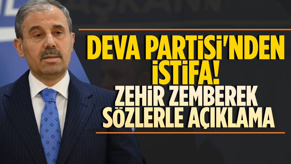 DEVA Partisi Ankara İl Başkanı Nutku Akın, istifa etti! 