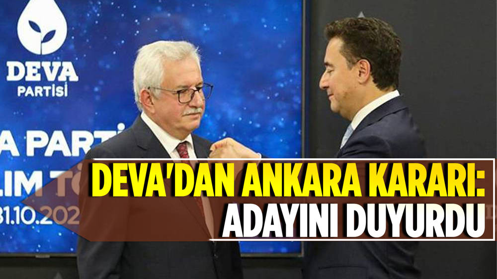 DEVA Partisi'nin ABB adayı açıklandı!