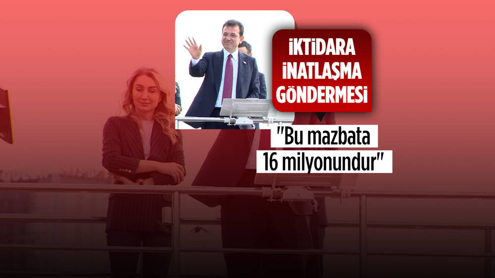 Ekrem İmamoğlu mazbatasını aldı