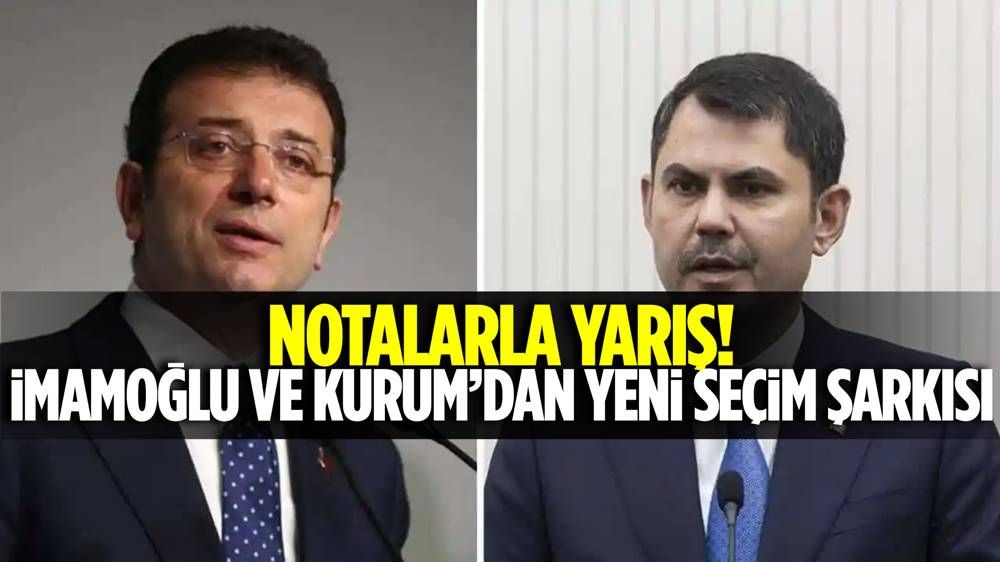  Ekrem İmamoğlu ve Murat Kurum’dan yeni seçim şarkısı geldi