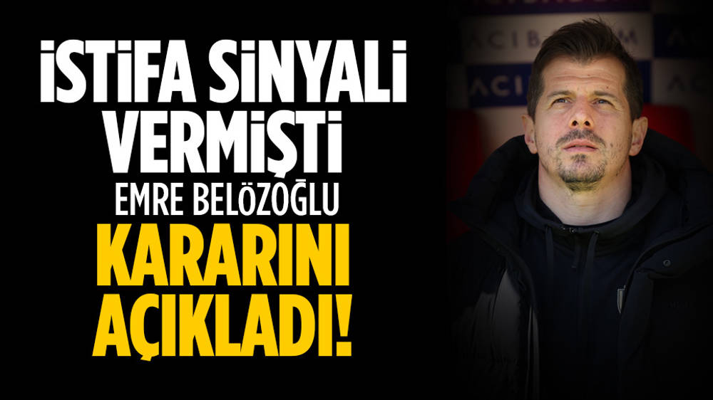 Emre Belözoğlu’ndan devam kararı!