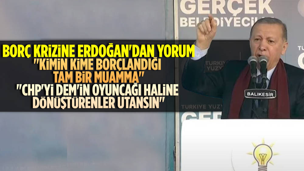 Erdoğan, "CHP artık oyunların piyonu oldu"