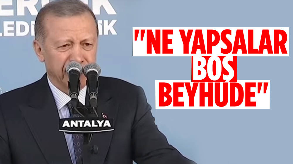 Erdoğan'dan CHP'ye Bukalemun benzetmesi 