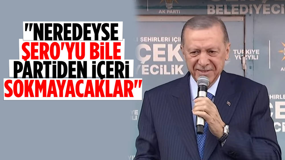 Erdoğan'dan CHP'ye ''Kedi Şero'' göndermesi  