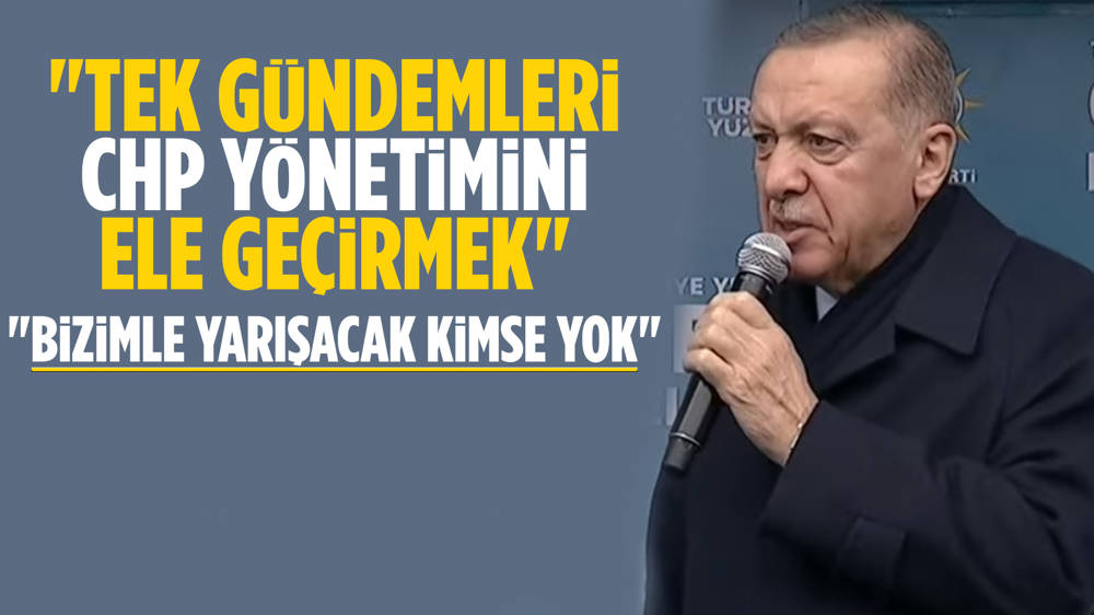 Erdoğan'dan muhalefete yerel seçim göndermesi, "Ne hayalleri ne de projeleri var"