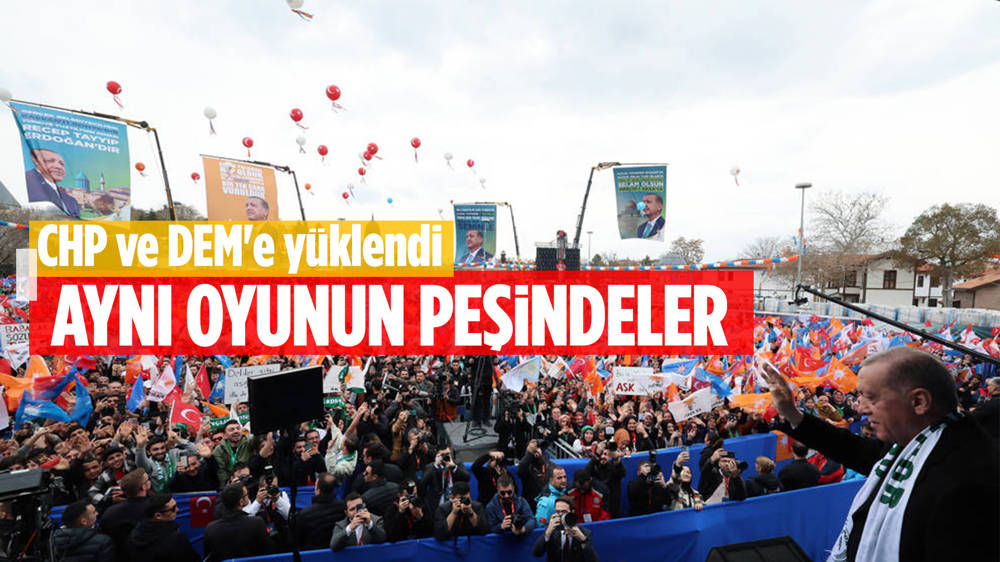 Erdoğan'ın Hedefinde Yine CHP Ve DEM Parti Vardı