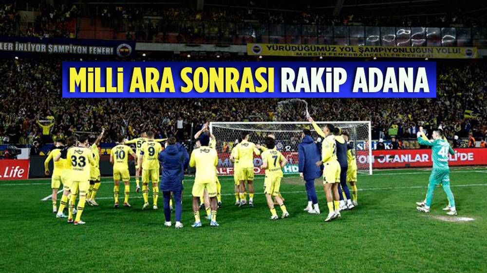 Fenerbahçe-Adana Demirspor maçı ne zaman?