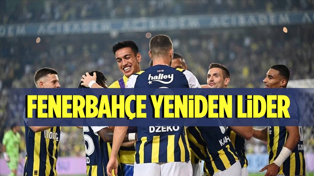 Fenerbahçe, Atakaş Hatayspor’u 2-0 yenerek liderliğe yükseldi