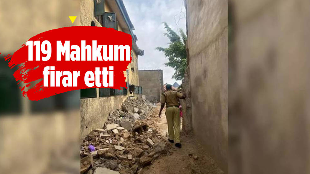 Fırtına cezaevini yıktı, mahkumlar firar etti 