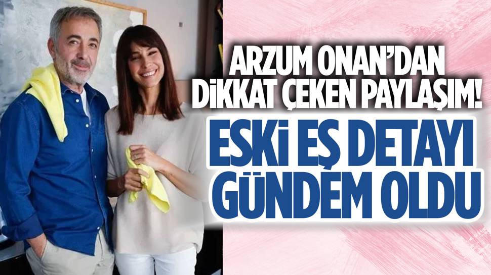 Geçtiğimiz yıl boşanan Arzum Onan ve Mehmet Aslantuğ birlikte tatile mi gitti? 