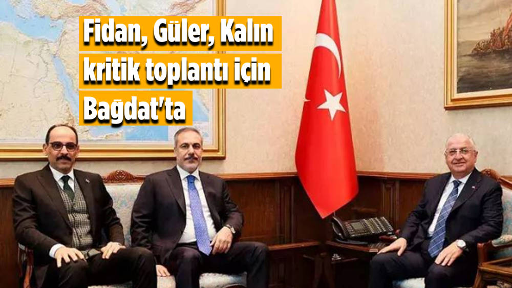 Güler, Fidan ve Kalın, Güvenlik Zirvesi için Bağdat'ta