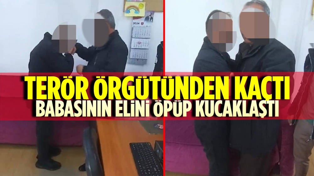 İkna edilen terörist kaçarak teslim oldu