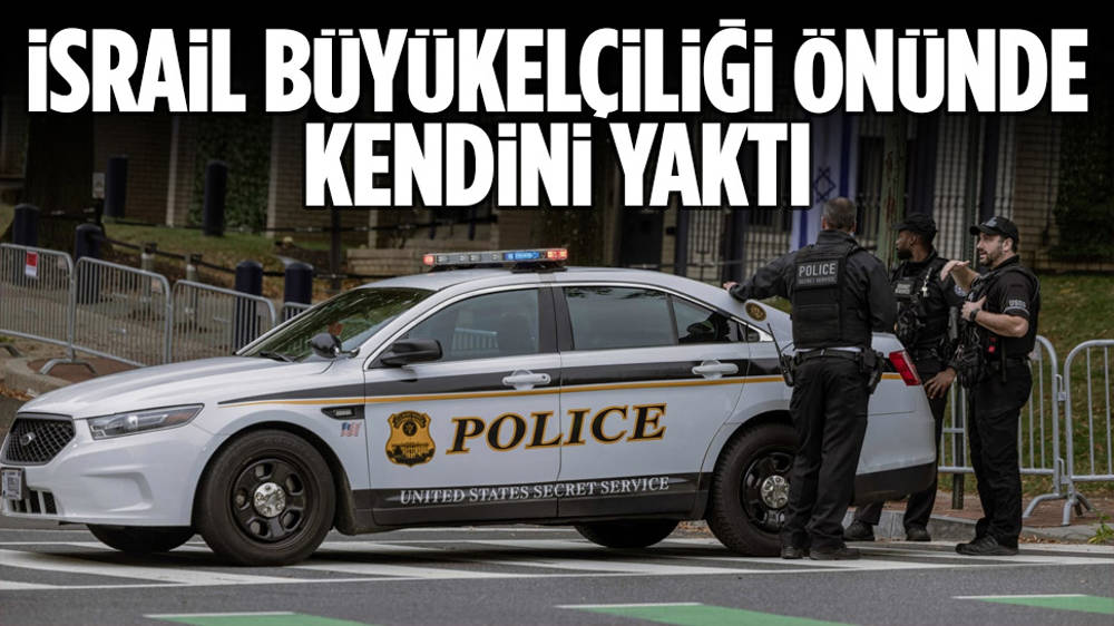 İsrail Büyükelçiliği önünde kendini yaktı