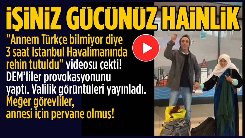 İstanbul Havalimanı provokatörü serbest!