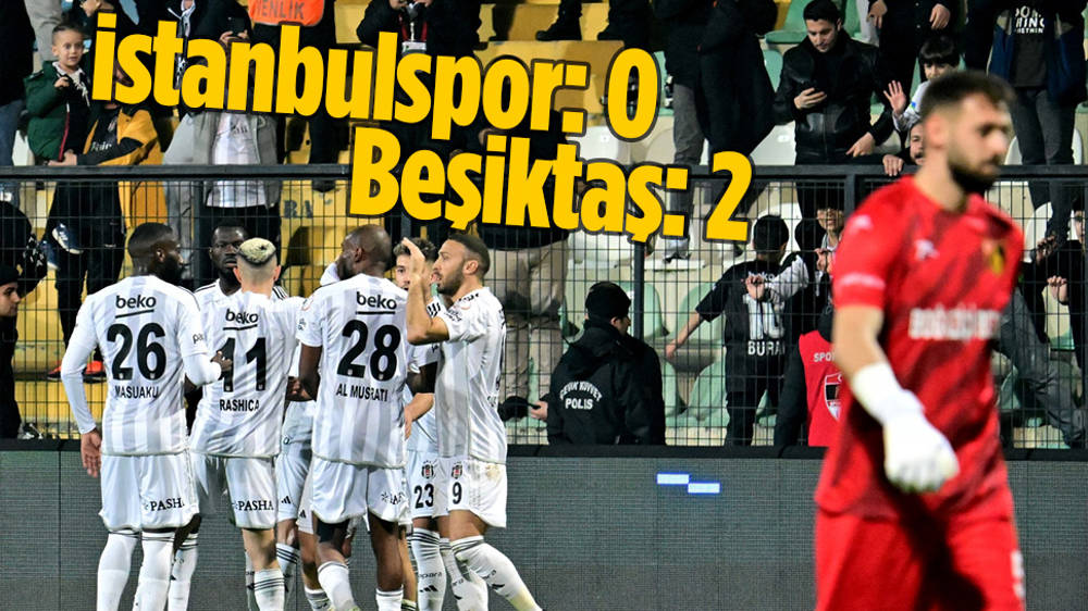 İstanbulspor: 0 - Beşiktaş: 2