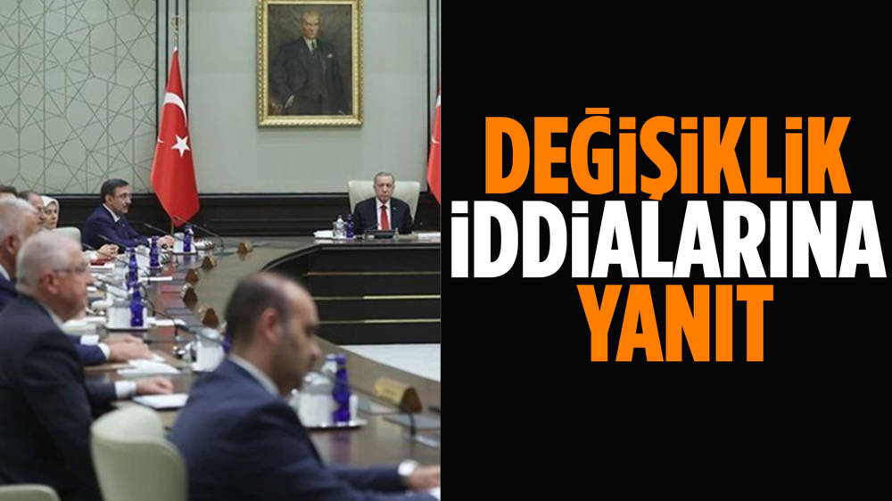 Kabinede değişiklik iddiası! 