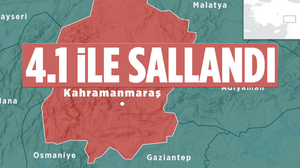 Kahramanmaraş'ta korkutan deprem 