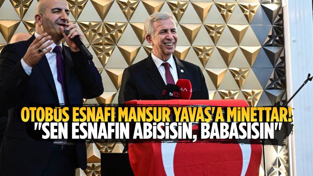 Mansur Yavaş, otobüs esnafıyla buluştu!