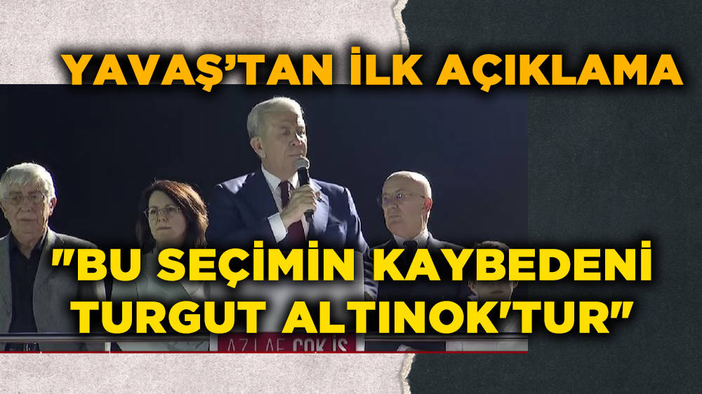 Mansur Yavaş'tan ilk açıklama