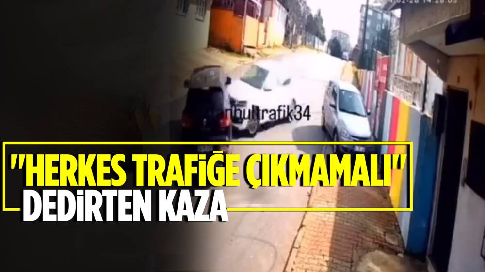  Mantık sınırlarını zorlayan İstanbul’daki trafik kazası sosyal medyada gündem oldu