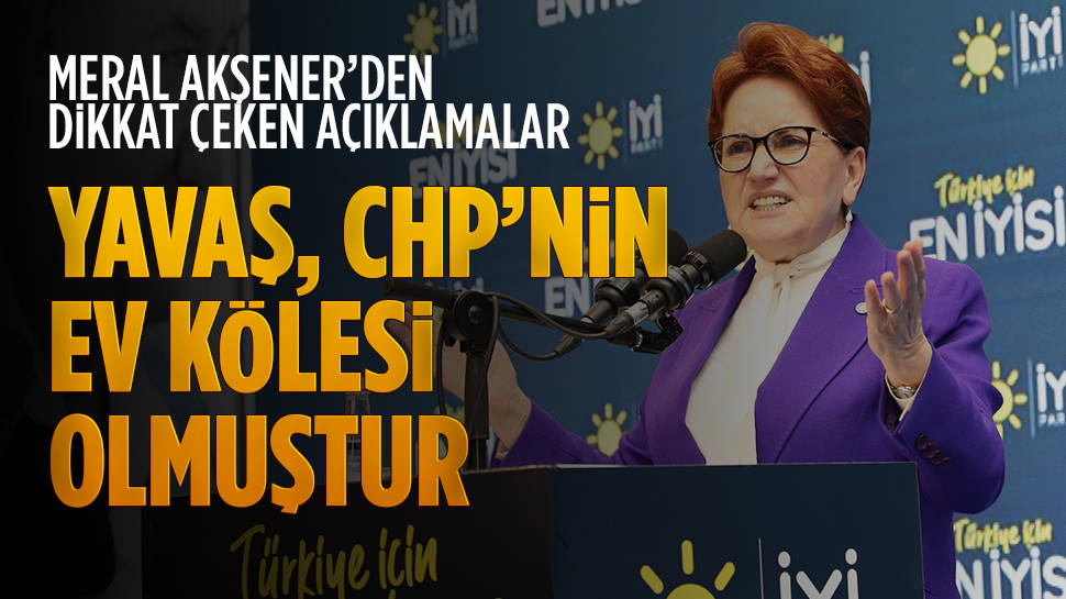 Meral Akşener'den dikkat çeken Mansur Yavaş açıklaması