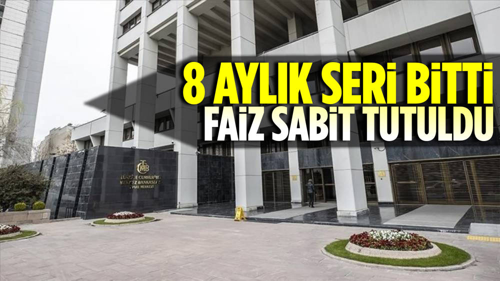 Merkez Bankası faiz kararını açıkladı 