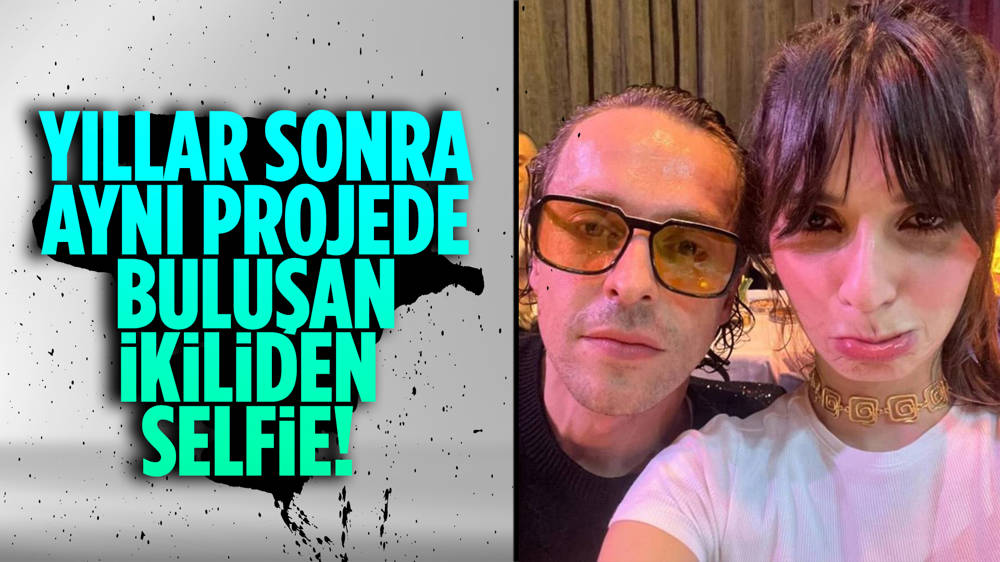 Metin Akdülger ve Meriç Aral'dan selfie!