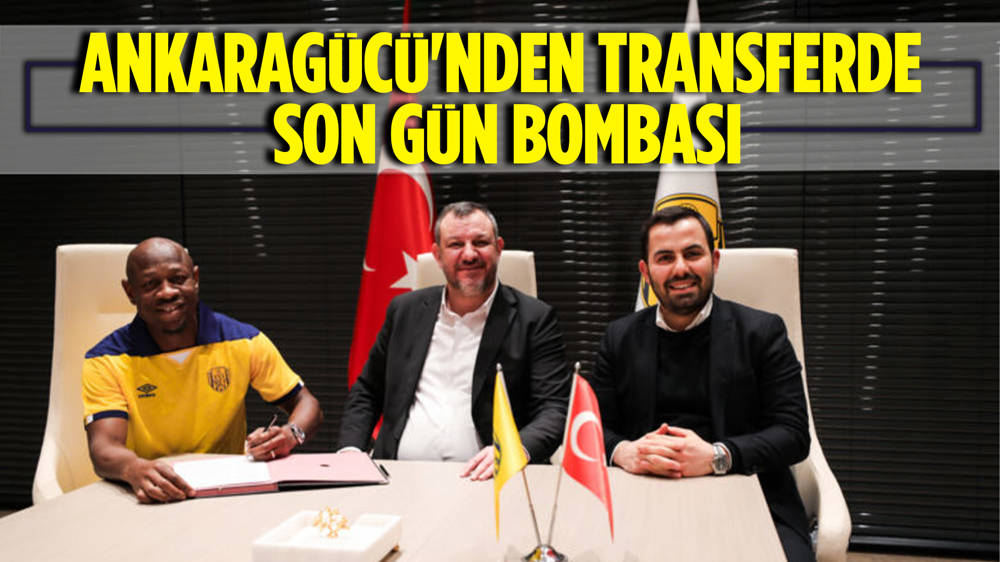 MKE Ankaragücü'nün yeni transferi: Christian Bassogog